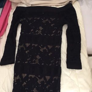 BEBE Black Fitted Dress XS
